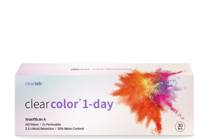 Clearcolor ™ 1-Day (30s), Power -5.50