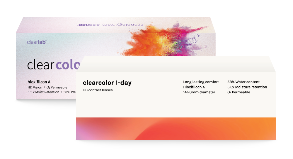 Clearcolor ™ 1-Day (30s), Power 0