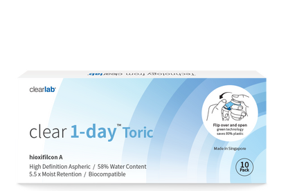 Clear 1-Day™ Toric (10s), Power -3.75