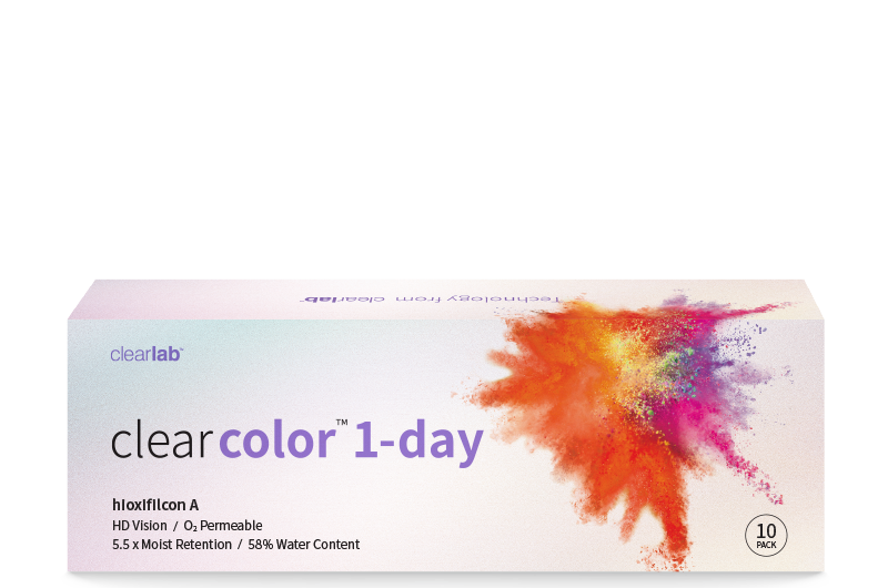 Clearcolor ™ 1-Day (10s), Power -9.00