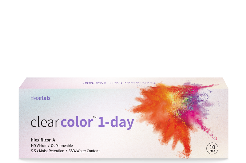 Clearcolor ™ 1-Day (10s), Power +0.50