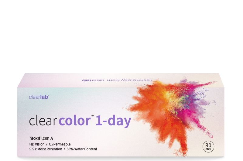 Clearcolor ™ 1-Day (30s), Power -3.50