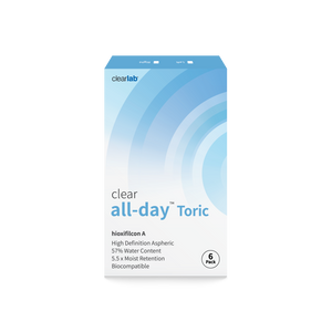 Clear All-Day ™ Toric, Power 0