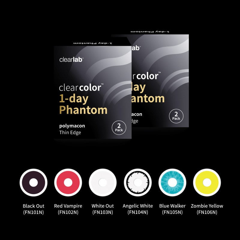 Clearcolor 1-Day Phantom, Power 0